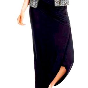 CABI Hi-Low Black Skirt